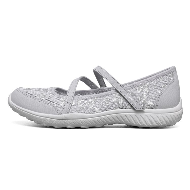 Skechers Womens Casual Flats Women flats 100022-GRY 35