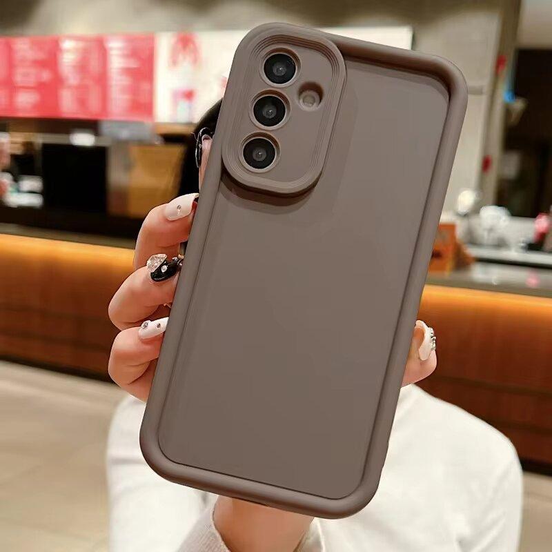 Luxury Shockproof Thicken Silicone Cases For Samsung Galaxy S25 S24 S23 S22 Ultra A34 A54 A53 A52 5G Soft Back Cover Accessories
