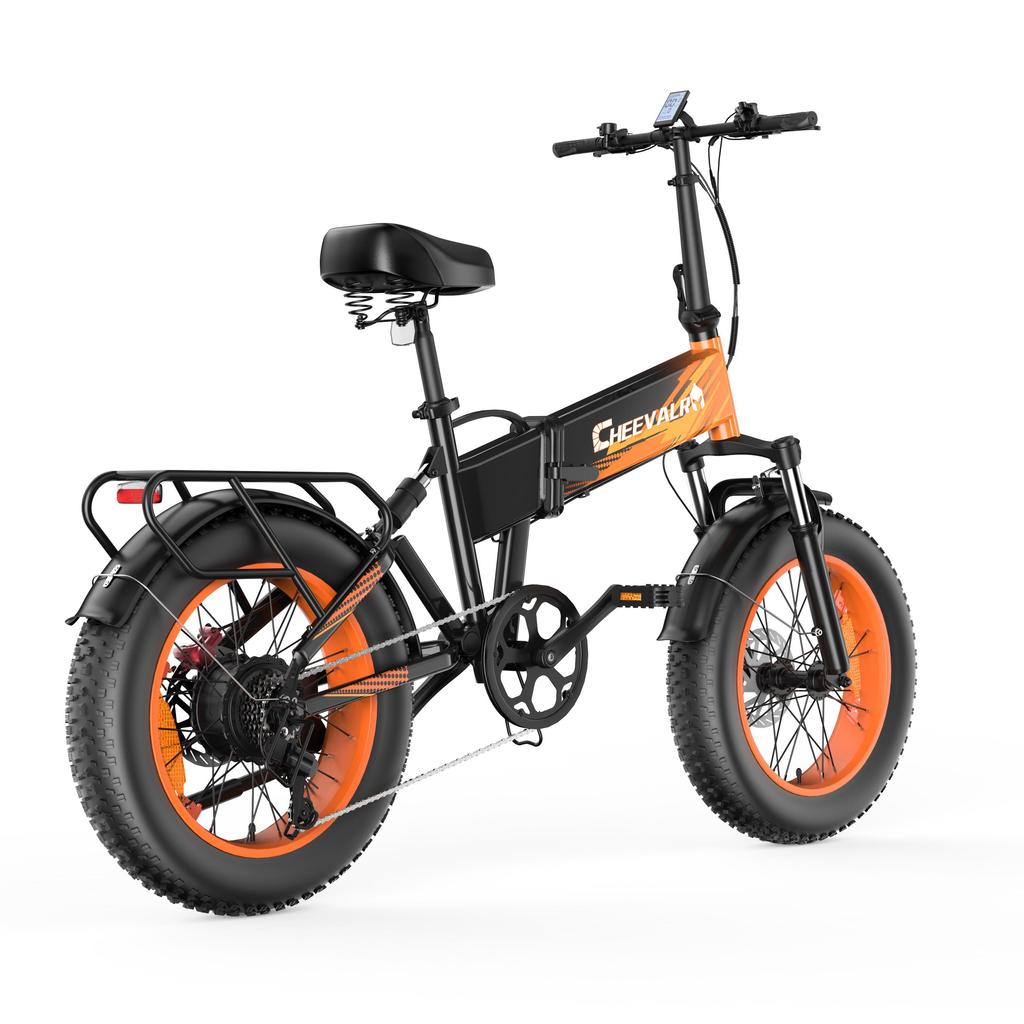 Cheevalry CF1000-1 All-Terrain Electric Bicycle 1000W Motor 48V20Ah Battery 20 Inch Fat Tires 150KG Load Outdoor Riding E-Mountain Bike