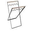 Iron Trash Bag Holder Outdoor Leaf Bag Stand Foldable Trash Stand Holder for Camping