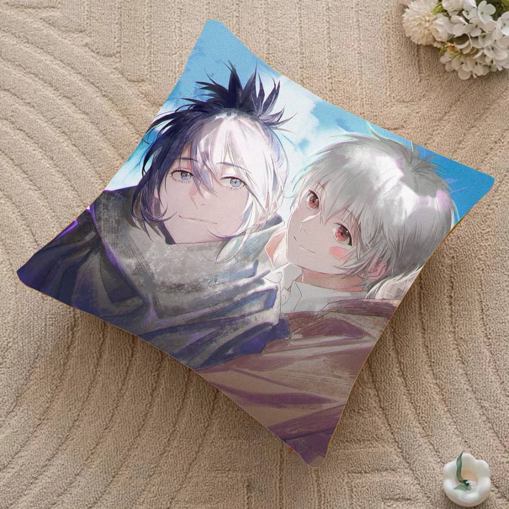 NO.6 Anime Pillow Case Fashion Square Pillowcase Bedroom Sofa Room Ins Decoration Leisure