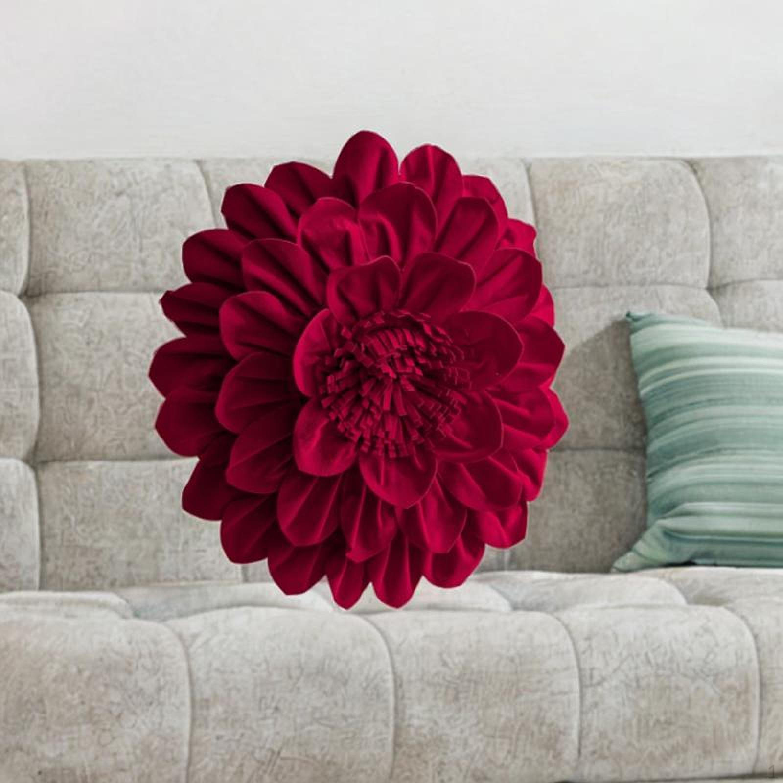 3D Чехол Рождественская цветочная подушка 50 X Cm Чехол для кровати Red Round 2280₽