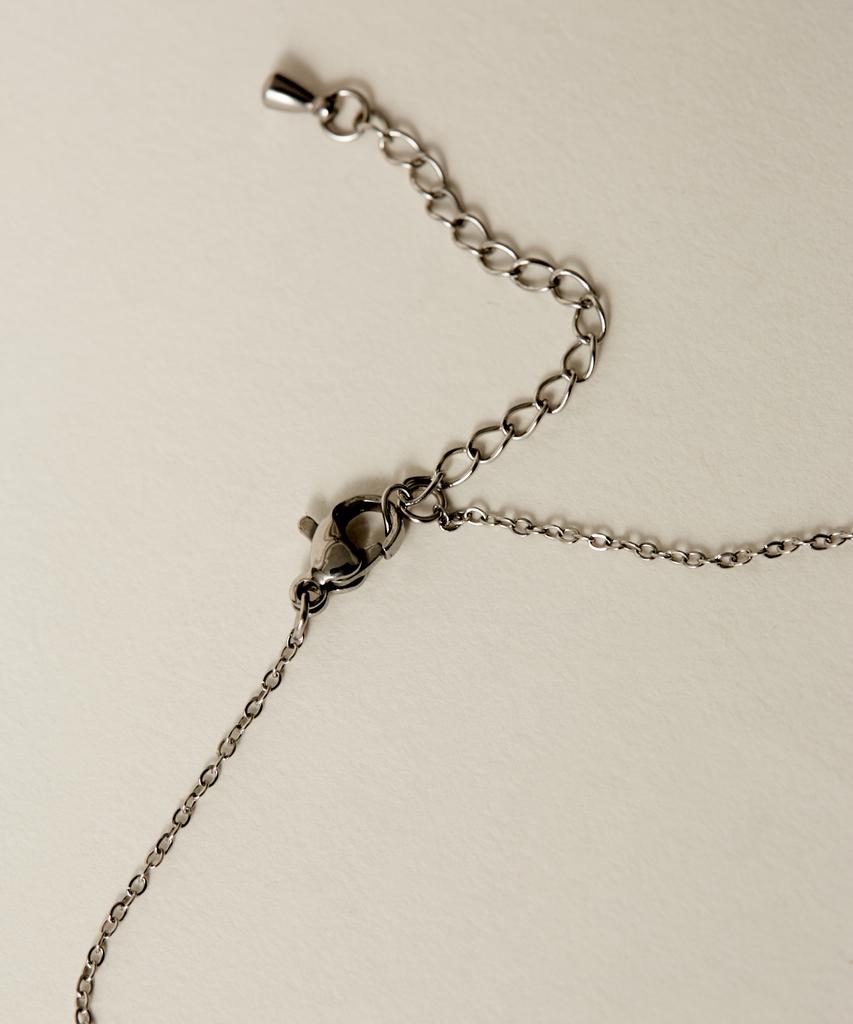 Novice Tokyo Single Baroque Pearl Necklace [Stainless] / Silver