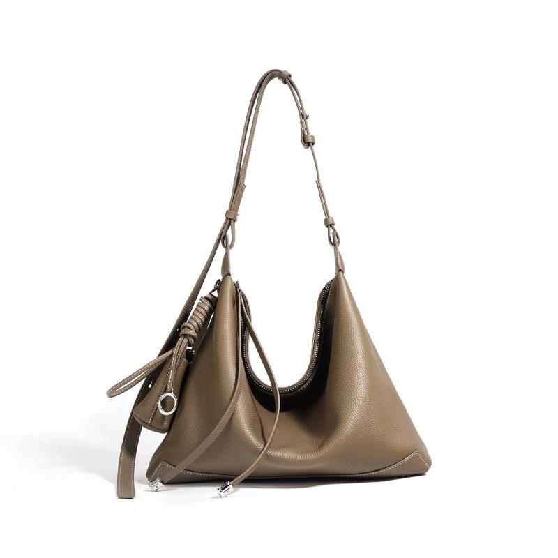 Sheepskin niche lazy wind tote bag new high-end texture commuter messenger bag large-capacity shoulder bag
