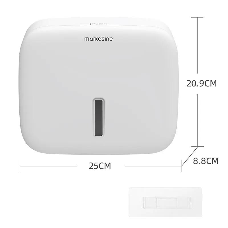 Non perforated wall mounted hand wiping paper box hotel restroom toilet tissue box household kitchen toilet hand paper box
