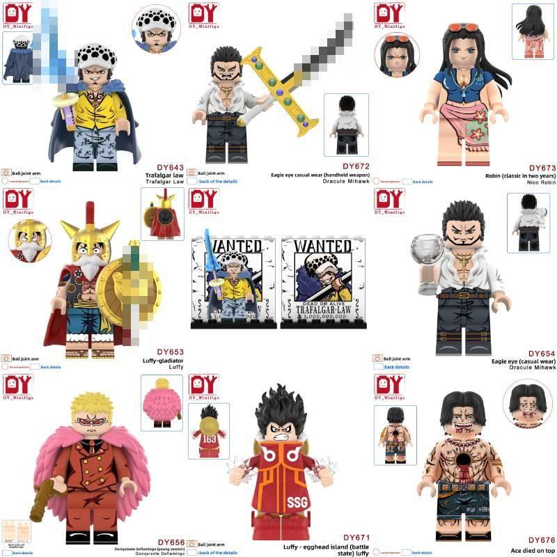 One Piece Plastic Building Blocks Set With Diy Assembly For Creative Kids And Teens