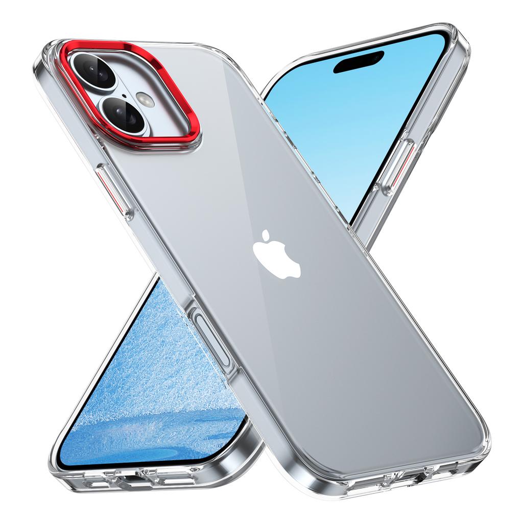 For iPhone 16 Clear Phone Case Hard PC Anti-Scratch Mobile Phone Back Cover