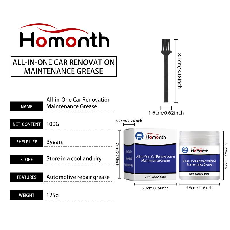 HighPerformance Grease 100g for Vehicle Maintenance Suitable for Rubber Plastic Auto Parts LongTerm Protection