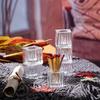 Taper Candle Holders,Glass Candlestick Holders,Clear Glass Candle Holders for Table Centerpiece,Wedding,Valentines Day,Party