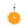 Food Hot-dog Pendant Orange Slice Simulation Food Key Ring Cute Lemon Slice Key Chain  Girls