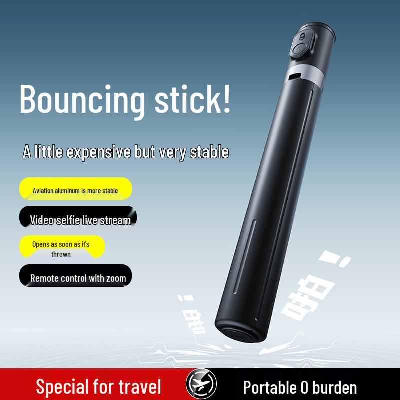 X7 Selfie Stick Floor Tripod: Portable Handheld Stand for Shooting & Live Broadcasts