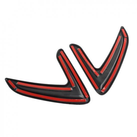 2X Side Fender Air Vent Outlet Trim Left + Right For BMW 328I 428I 528I F30 F31