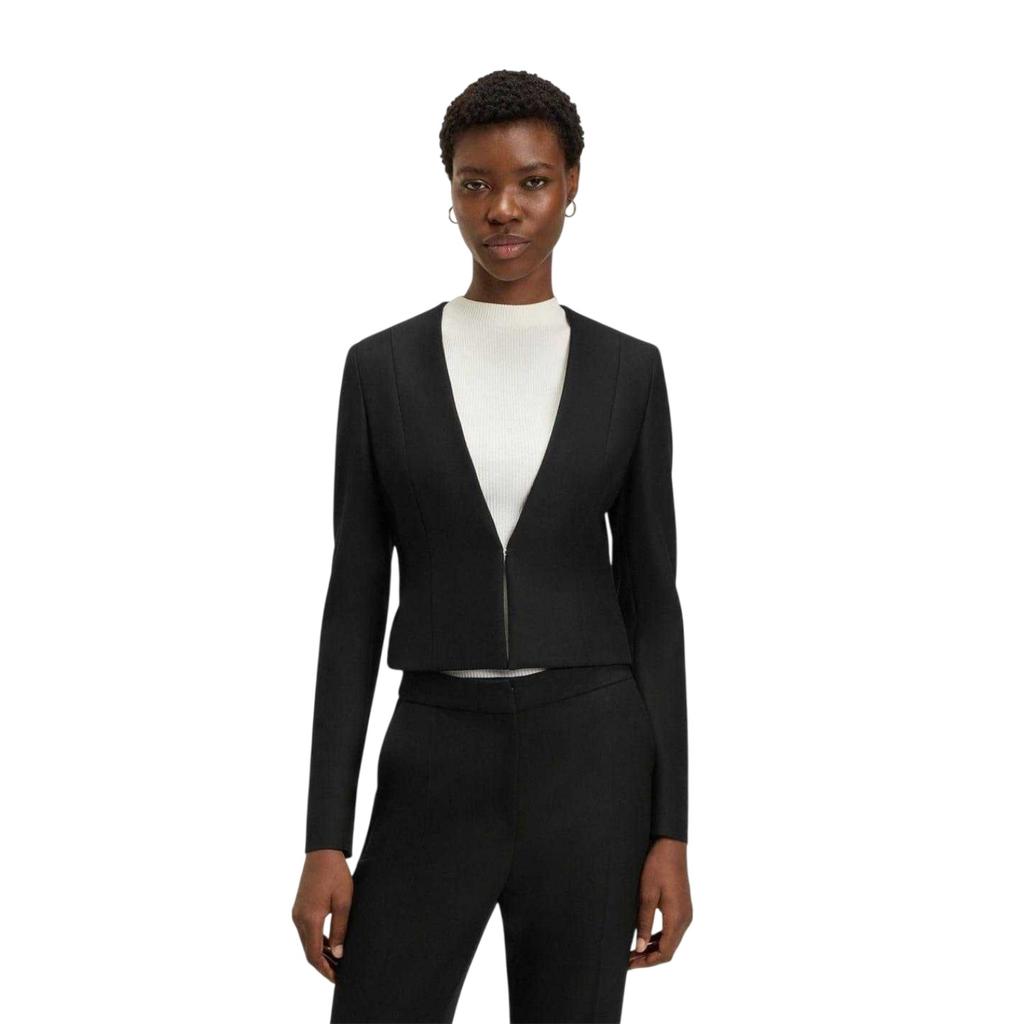 Boss Womens/Ladies Deep V Regular Cropped Blazer