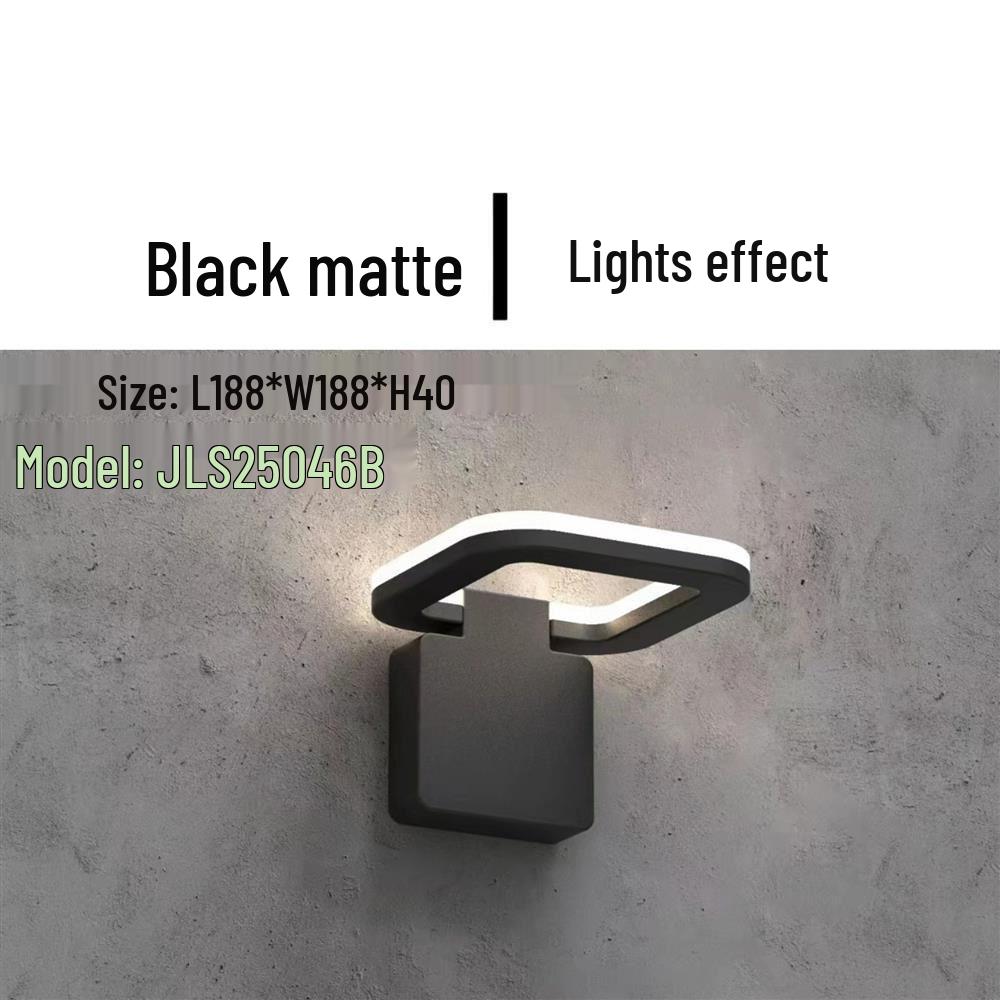 Waterproof LED Outdoor Wall Light: Villa, Terrace, Hotel & Courtyard Luxury Lighting