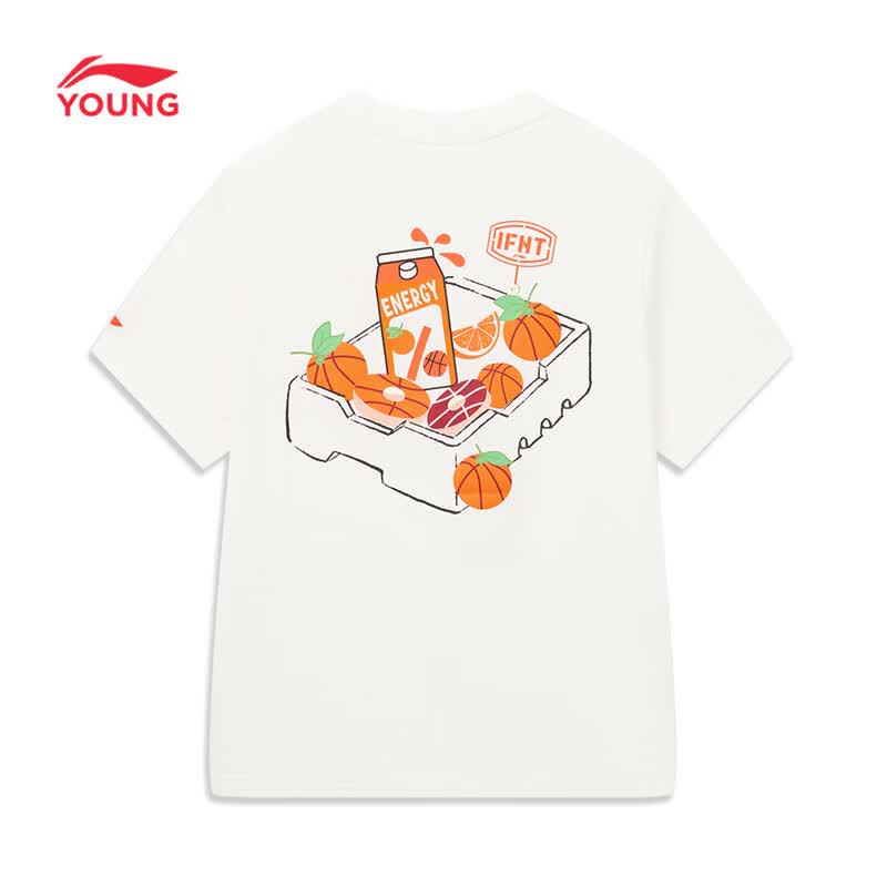 Li-Ning Boys' Basketball Series Short-Sleeve T-Shirt