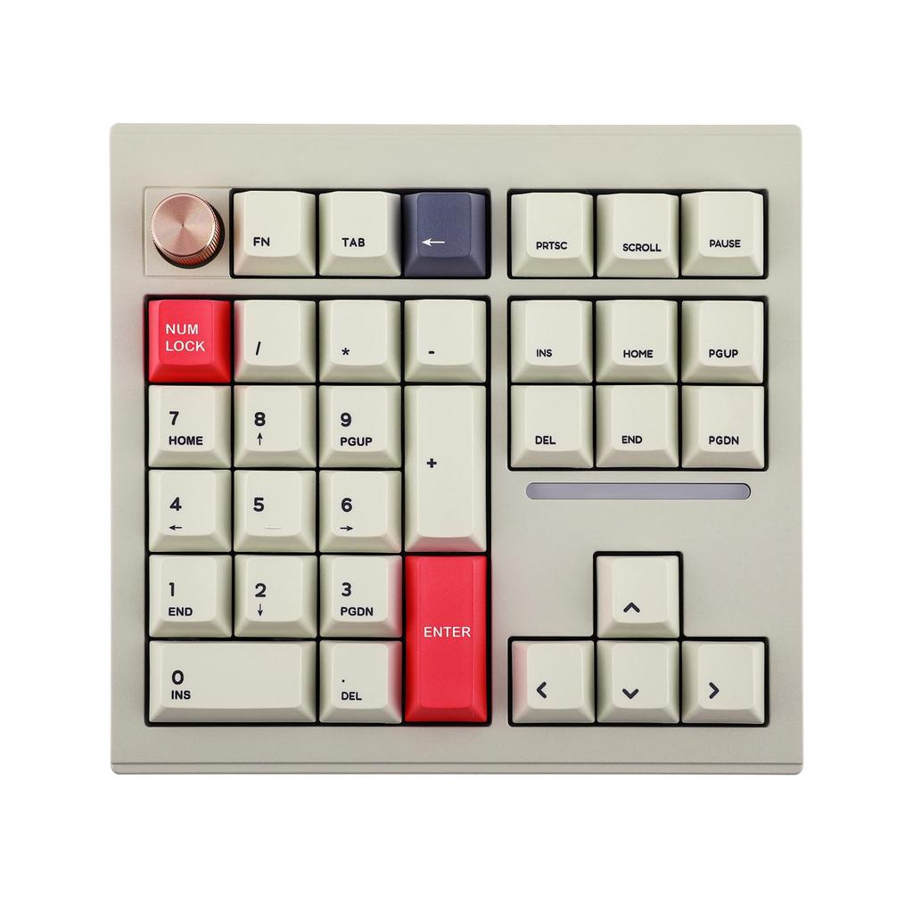 MechLands CIDOO V33 Aluminum Wireless Numeric Keypad with VIA Arrow and Knob for Mac and and Wired Connection Gasket, Navigation, Keys, Windows, OS,