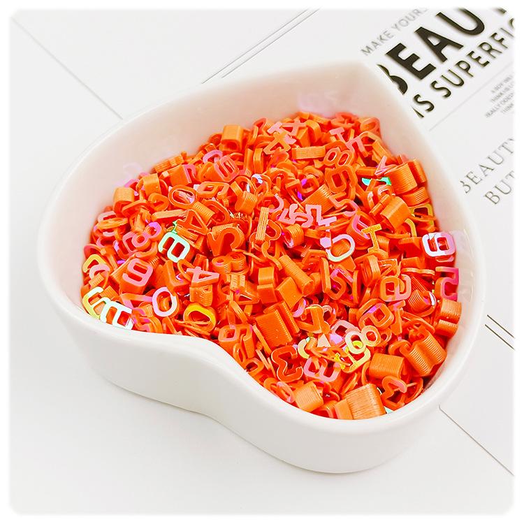 YALEDUO Digital 6MM Iridescent 0-9 Number Sequins for Nail Art DIY Glitter.