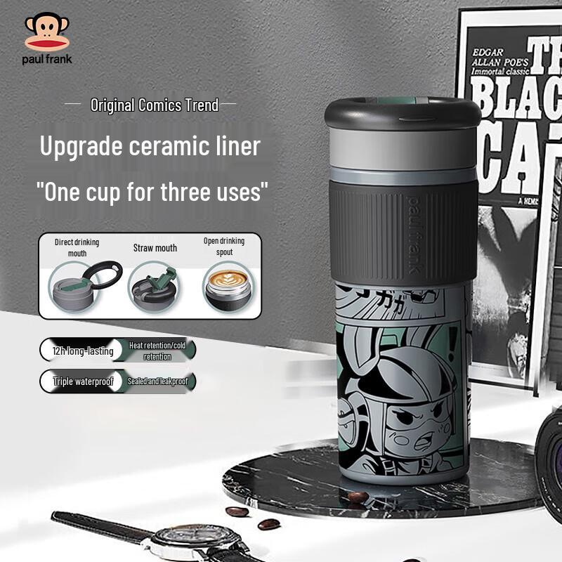 Paul Frank Cartoon 3-in-1 Thermos Bottle 600ml