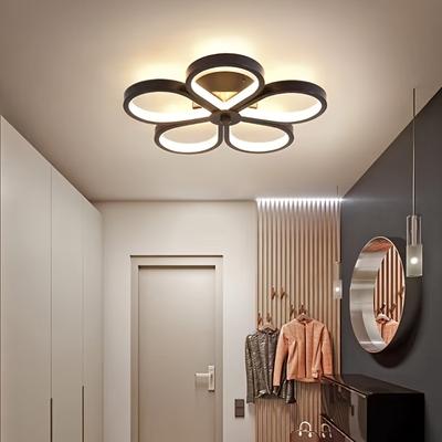 Luz de techo y luz de pasillo minimalista moderna con forma de flor de ciruelo