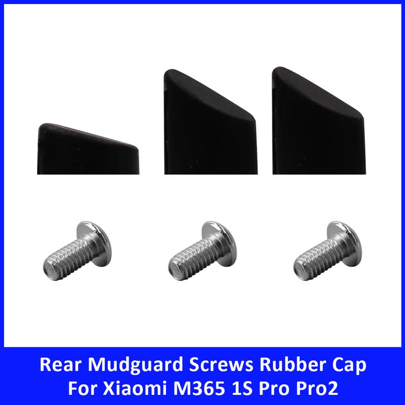Rear Fender Dust Plug for Xiaomi M365 1S Pro Pro2 Rear Mudguard Screws Rubber Cap Replacement Electric Scooter Accessories Parts