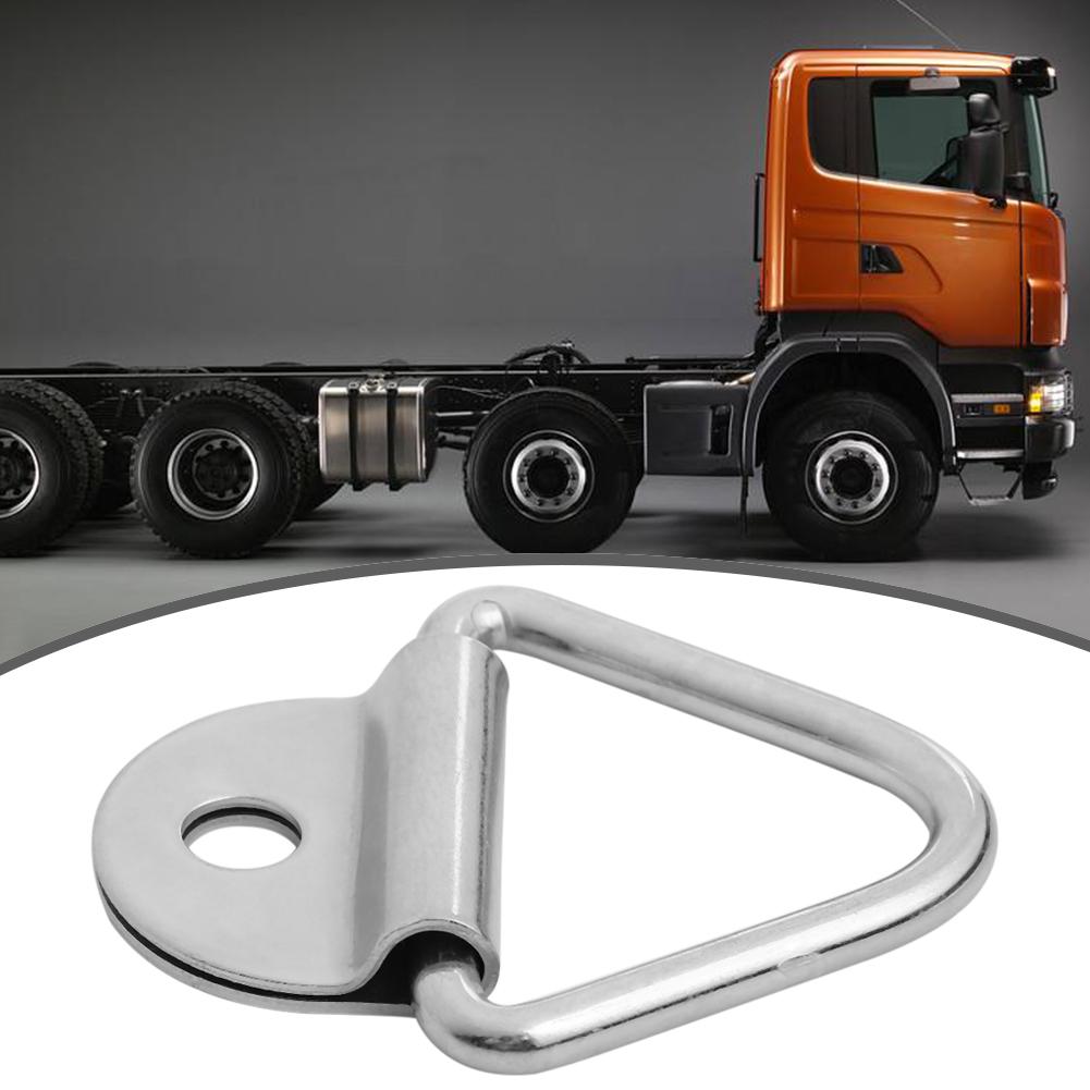 1-3 Pcs 1433lbs Tie Down D-Ring Surface Mount Lashing Anchor for Truck Trailer Van Boat Size 78*65*11 Mm