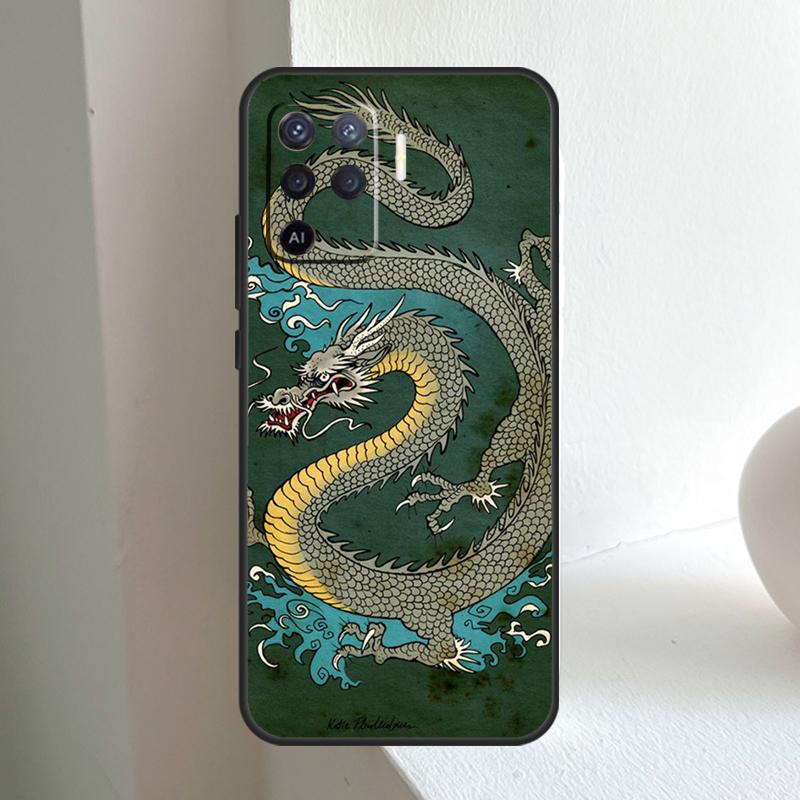 

Chinese Dragon For OPPO A96 A76 A16 A5 A6 Pro A15 A17 A57 A18 A38 A58 A78 A98 A54 A74 A94 A40 A60 A80 Case OPPO A98 5G