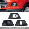 For Ford EcoSport 2013 2014 2015 2016 2017 Front Bumper Fog Lamp Foglight Trim Cover Frame Grille Shell Cap Hood Lid Bezel