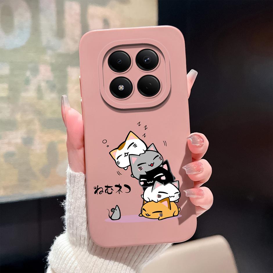 Hüllen Für Redmi Note 15 Pro Plus 4G 5G Cartoon Herz Weiches Silikon Schutzhülle Für RedmiNote15Pro Plus Kratzfest Fundas