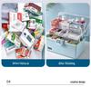 Double-Layer Portable First Aid Kit: Large Capacity Family Medicine Box