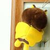 Vaguelly 4-piece Set of Cute Bee Plush Keychains, Backpack Charms, Blanket Material, 1185cm, Lightweight 76g, Handmade, Soft To the Touch, for