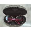 Used Sunglasses Silver X Pink