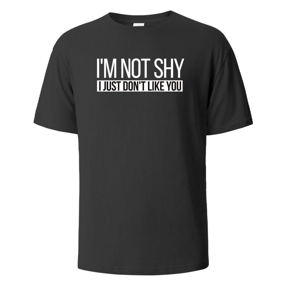 I'm Not Sky Printed T-Shirt Mr. Funny Graphic 100% Cotton Oversize Shortsleeved Tees For Men Women Summer Fashion Casual Tops