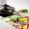 Stylish and Durable Glass Board with Colorful Sweets Print 80x52 cm