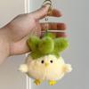 Bird Plush Garlic Toy Chicken Funny Girl Backpack Decoration Keychain Pendant