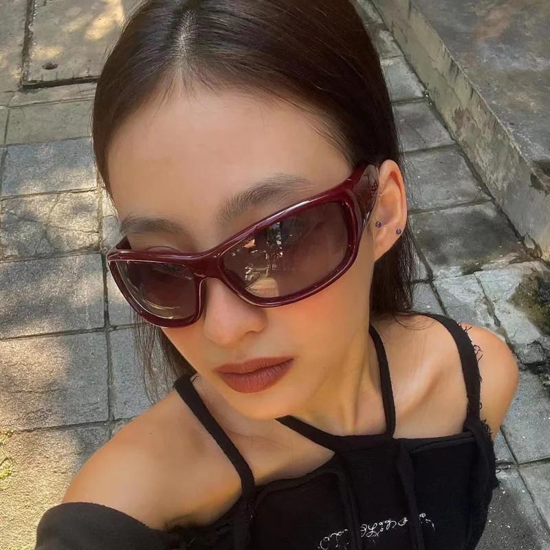 Attractive Glasses Women's 2023 Y2k Sunglasses Brand Design Eyewear Sport Luxury Vintage Unisex Sun Glasses Men Rideing Eyeglasses Uv400 Glasses Cm
