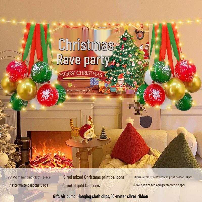 Merry Christmas Banner: Holiday Store Decoration