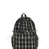 Schoolbag Japanese ins literary style soft sister plaid travel small backpack spring new high-value college student backpack