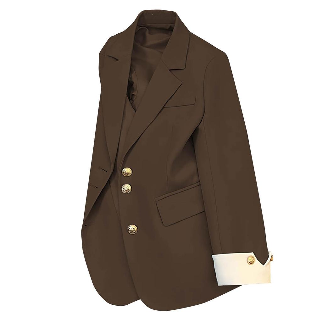 Women Top 3/4 Sleeve Casual Jacket Ladies Wear Blouse Top