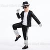 Halloween Coplay Outfit for Show Performance Party Michael Jackson Celebrity Birthday Carnival Billie Jean Pop Star MJ Costume