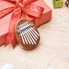 Mini Kalimba 8 Tangi Tumme Piano 1 Förpackning Vattendroppe Stil Sött Instrument Bärbar Utsökt Gåvoset för Barn