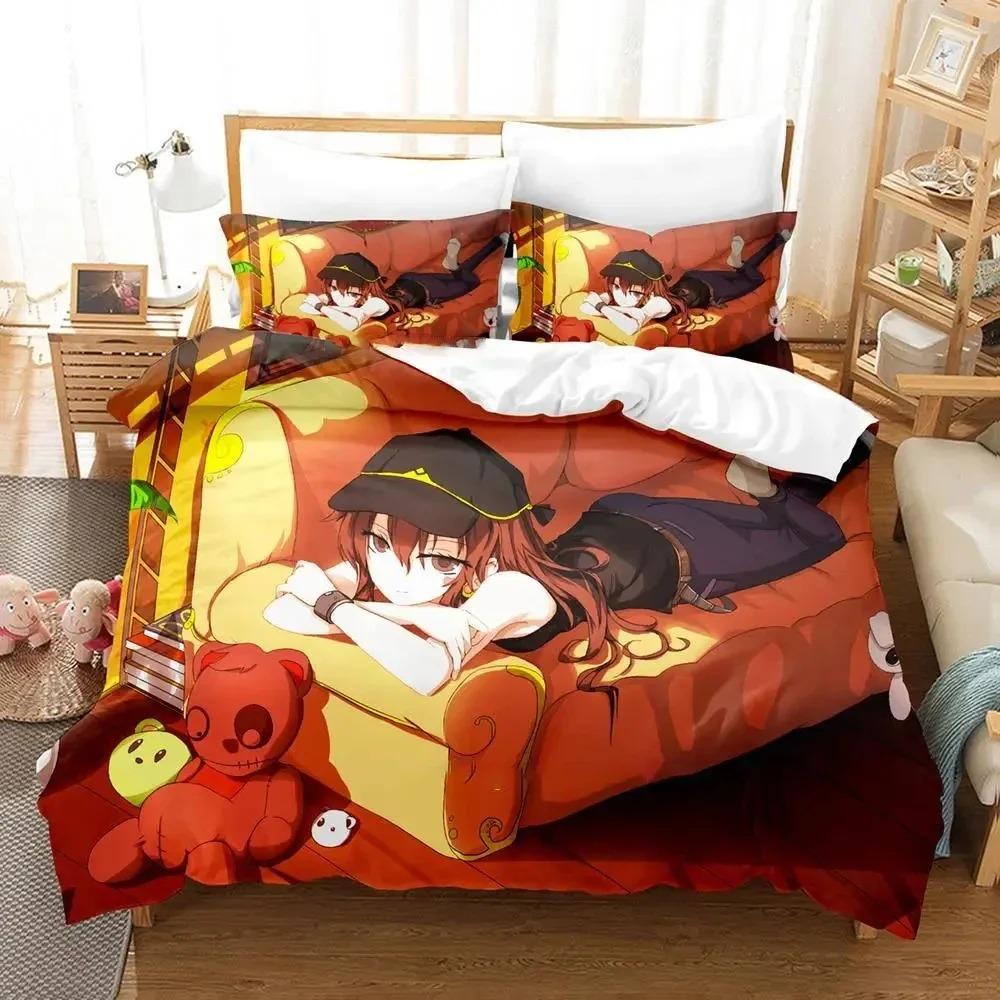 Anime Pixiv Fantasia T Bedding Set Duvet Cover Bed Set Quilt Cover Pillowcase Comforter King Queen Size Boys Adult Bedding Set