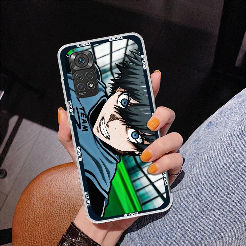 Japan Anime Blue Lock Phone Case For Xiaomi Redmi Note 15 14 13 12S 12 11 Pro Plus 14S 11S 11E 10 10S 11T 5G Personalized Cover