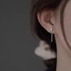 New Korean Star Ear Wire Tassel Thread Chain Climb Star Pendants Drop Earrings Women's Straight Hanging Earings Jewelry