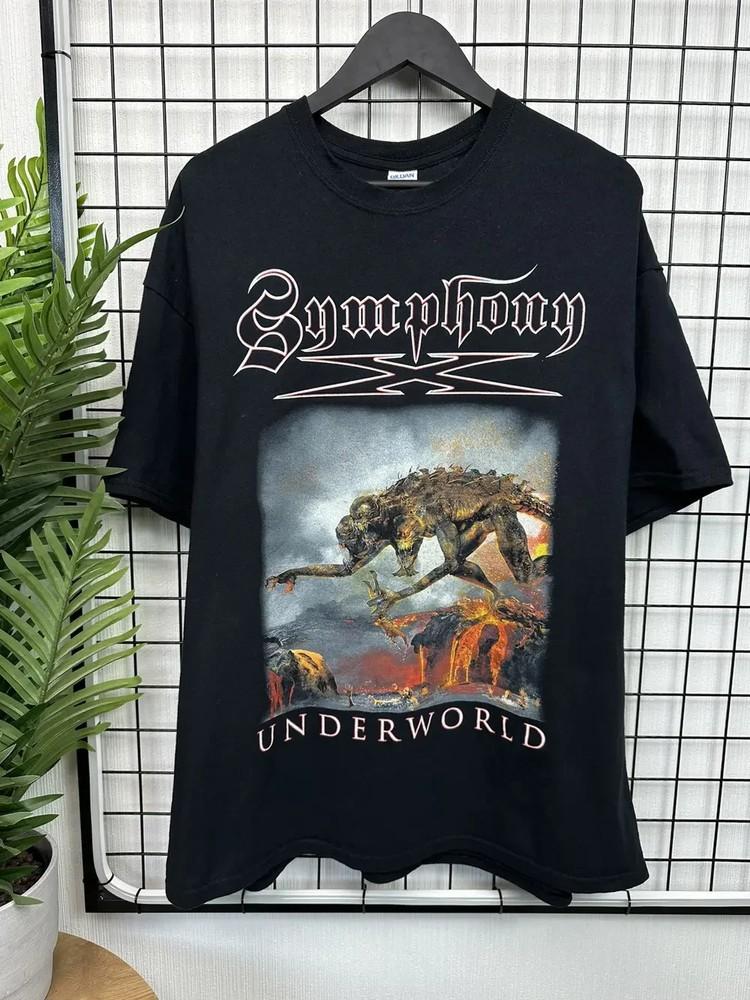 Symphony X Underworld Album tour short sleeve black color shirt KV41874 Unisex T-Shirt S