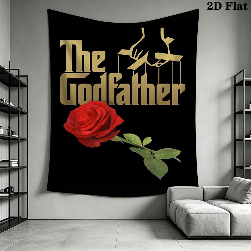 The Godfather Trilogy Family Business Tapestry Fashion Print Background Cloth Atmospheric Background Cloth Home Decor Work Of Art