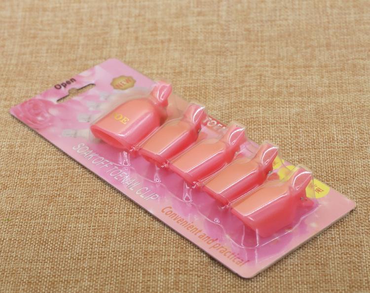Six-Color Second Gen Nail Polish & Pedicure Remover Clips Set