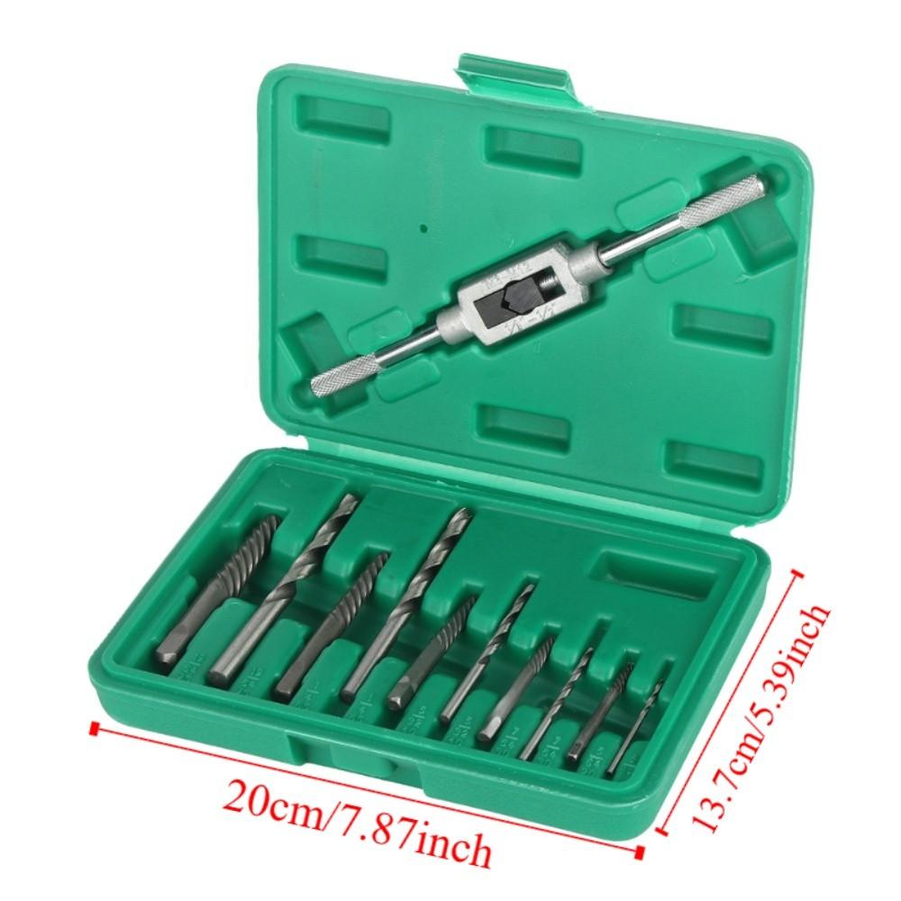 Stud Remover Thread Tap Wrench Tool Kit Broken Screw Extractor Machine Screw Plug Taps Hand Tapping Tool Metric