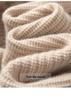 Elegant Cashmere Cable Knit Cardigan: Women's Half-High Collar Zipper Wool Coat for Autumn/Winter 2026.