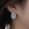 TEER Teardrop Cubic Stud Earrings