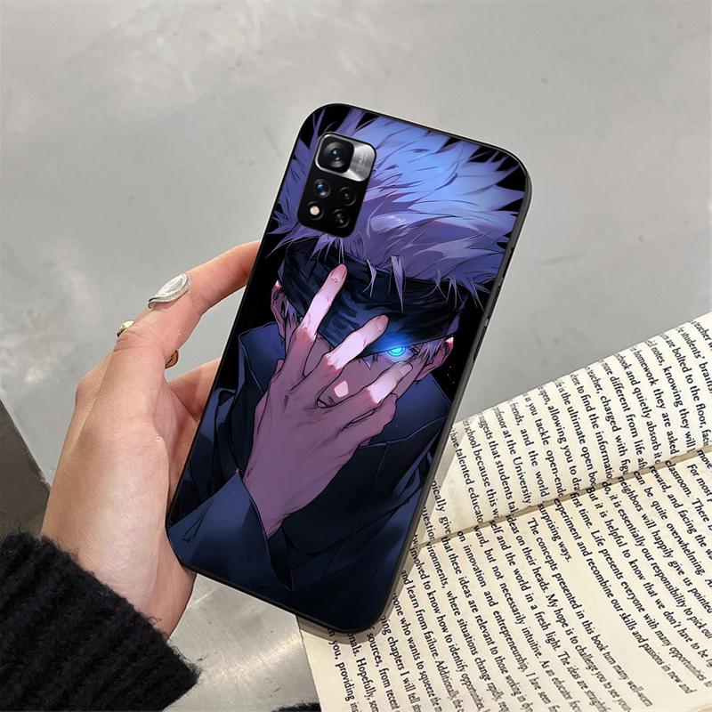 Jujutsu Kaisen Satoru Gojo Phone Case For Xiaomi Redmi note 13 12 Pro 11S 11 10 Pro 10S 12S Redmi 10 9C 13C